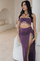 You Know What...? Blanche Maxi High Split Skirt