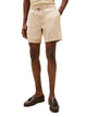 Tommy Hilfiger Mens Pull On Cotton Linen Short Beige Medium