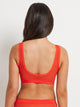 Kayser Be You Mesh Scoop Crop - Flame