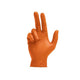 Mack Prime Nitrile Disposable Gloves Orange 50 Pack Xl