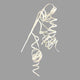 Theatre Seasonal Decor White Twirl Spray