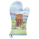Artist Highland Cow Oven Glove