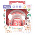 Momeasy Baby Meal Time Set with Silicone Suction Bowl Bib and Spoon