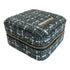 Escape to Paradise Small Tweed Jewellery Box Light Blue