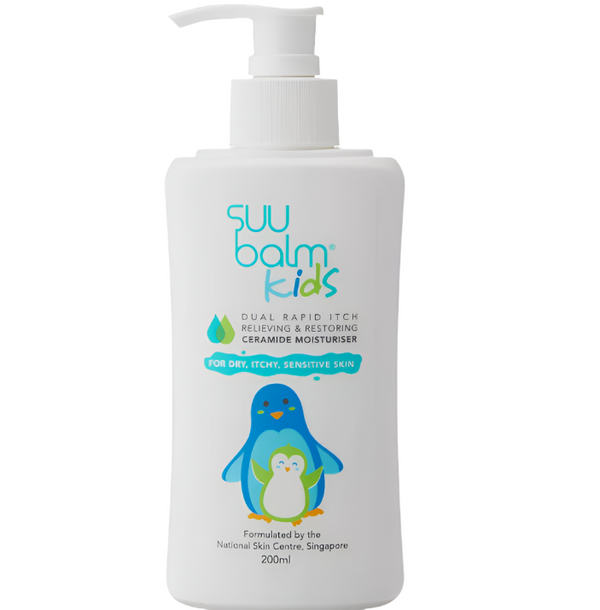 Suu Balm Kids Dual Rapid Itch Relieving & Restoring Ceramide Moisturiser 200mL