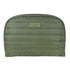 Wicked Sista Cosmetic Bag Quilted Khaki Medium Round Shell