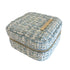 Escape to Paradise Small Tweed Jewellery Box Pale Blue