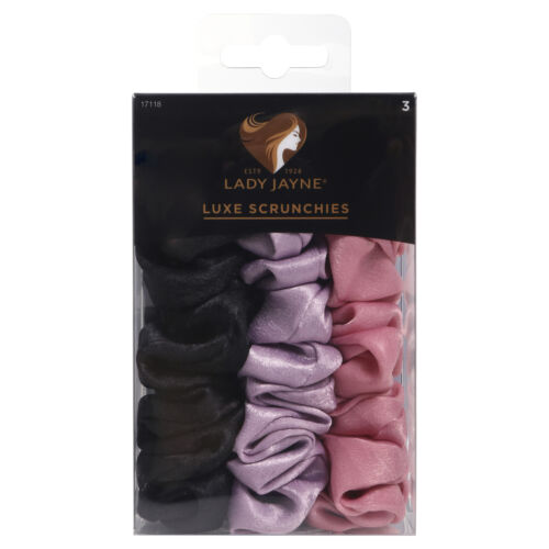 Lady Jayne Large Luxe Scrunchies 3Pk