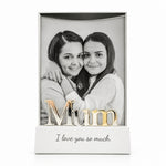 Gibson Gifts Silver Sentiment Mum Photo Frame 4 X 6 Inch