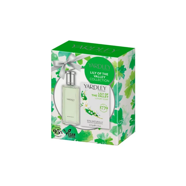 Yardley Gift Set Edt 125Ml & Luxury Soaps 100G Lily Of The Valley