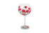 Gibson Gifts Lynsey Johnstone Hand Painted Gin Glass Poppies