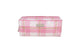 Wicked Sista Modern Check Rectangular Cosmetics Bag Pink 22 X 10 X 7CM