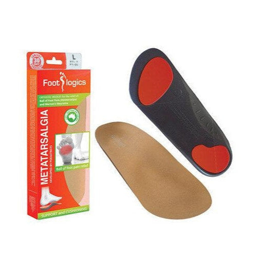 Footlogics Metatarsalgia Insoles 3/4 Length Medium