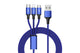 3 In 1 Multi USB Charger Charging Cable Cord For Iphone Micro USB TYPE C Android