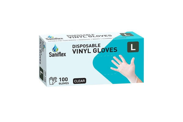 Gloves Vinyl Disposable Large