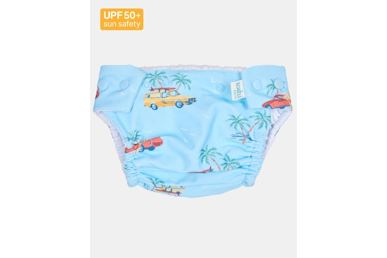 Toshi Reusable Swim Nappy Barcode Print SSS 1 to 2 Months