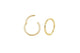 Rossan Ear Hinged Ring Gold 14mm