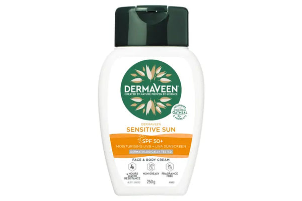 Dermaveen SPF 50+ Daily Nourish Sun Sensitive With Body Moisturiser 250g