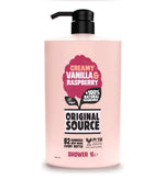 Original Source Creamy Vanilla And Raspberry Shower Gel 1L