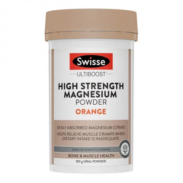 Swisse Ultiboost High Strength Magnesium Powder Orange 180g