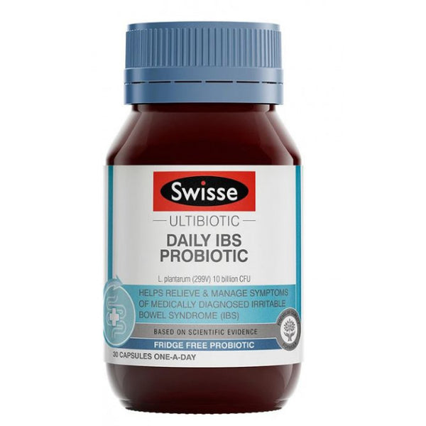 Swisse Ultibiotic Daily IBS Probiotic 30 Capsules