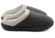 Archline Slip On Slippers Grey Marl Size 37
