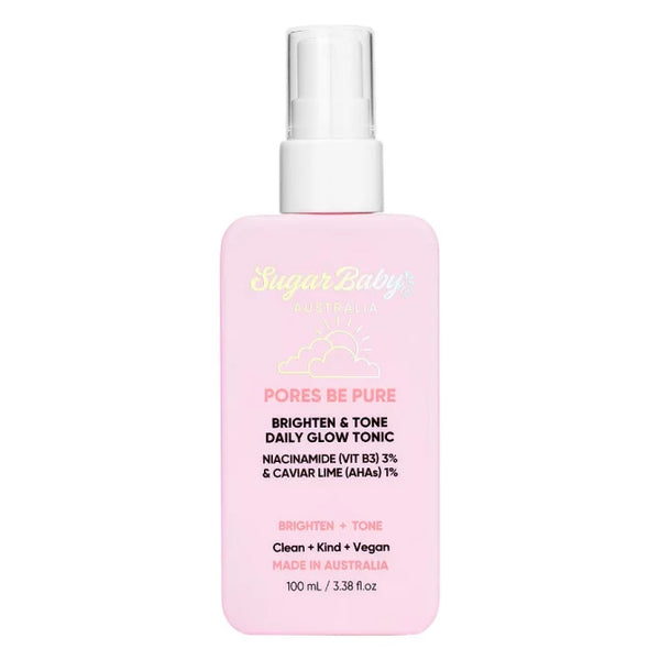 SugarBaby Pores Be Pure Brighten & Tone Daily Glow Tonic 100ml