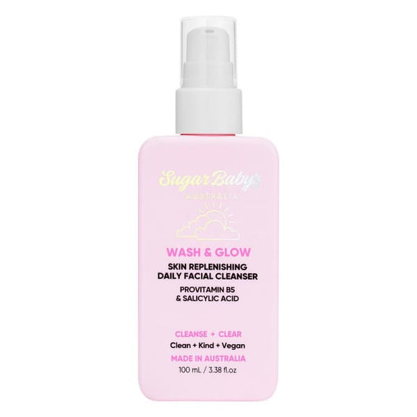 Sugar Baby Wash & Glow Skin Replenishing Daily Facial Cleanser 100ml