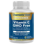 Chemists Own Provance Vitamin C GMO Free 120 Capsules