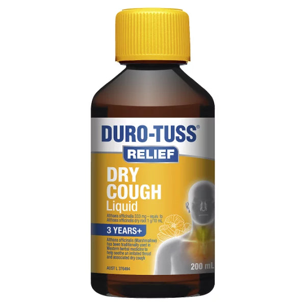 Duro Tuss Relief Dry Cough Liquid 200ml