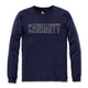 Carhartt Block Logo L/S T-Shirt Navy