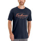 Carhartt Southern S/S Graphic T-shirt Navy Small
