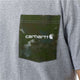 Carhartt Relaxed Fit Heavyweight S/S Camo Pocket Graphic T-Shirt Heather Grey
