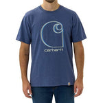 Carhartt Relaxed Fit Heavyweight S/S C Graphic T-Shirt Scout Blue Heather