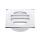 Mildon Grate Heavy Brass 50mm Square Chrome (One Piece)
