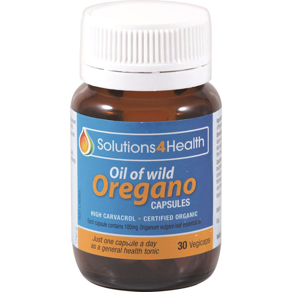 Solutions 4 Health Oil of Wild Oregano Caps 30