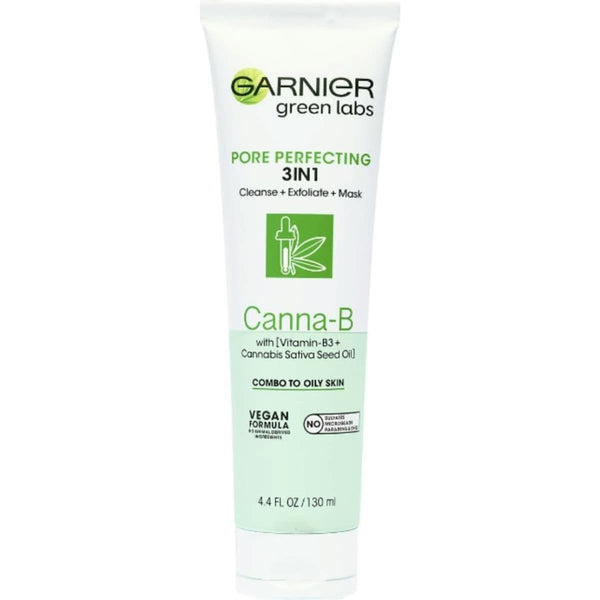 Garnier Green Labs Canna-B 3-in-1 Pore Perfecting Cleanser 130mL