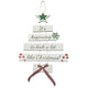 Independence Studios Christmas Tree Wooden Wall Plaque Holiday Decoration 15 x 25CM