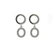 Adnohr 16025 Sensation Circle Drop Rhodium