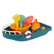 Lcorp 8 Piece Kids Beach Toy Set With Boat Bucket And Sand Tools