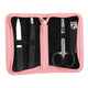 Wicked Sista Pastel Zipper Manicure Set Coral