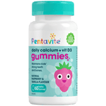 Pentavite Daily Calcium + Vitamin D3 Kids 60 Gummies