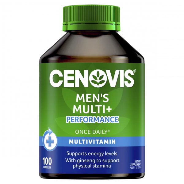 Cenovis Mens Multi + Performance Once Daily 100 Capsules