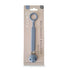 Plum Silicone Soother Connector Steel Blue