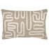 Escape to Paradise Cushion Cover With Piping Maze Taupe 35CM X 50CM
