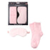 Lulu Grace Cosy Sleep Set Socks & Eyemask Pastel Pink