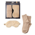 Lulu Grace Cosy Sleep Set Socks & Eyemask Gold