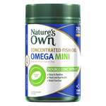 Nature's Own Concentrated Omega 3 Fish Oil Mini Caps 250 Capsules