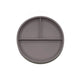 Playette Silicone Divided Plate Grey