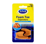 Scholl Gel Toe Separators for Pain Relief Large 2 Pack